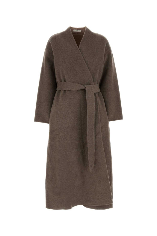 Brown wool blend coat CO (6038SSSWCORE)