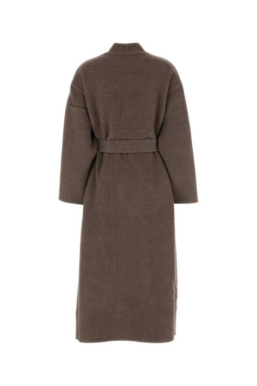 Brown wool blend coat CO (6038SSSWCORE)