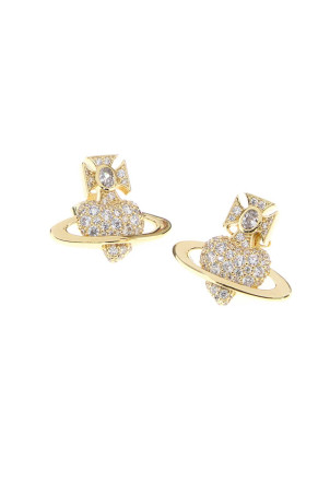 Embellished metal Agnatha earrings VIVIENNE WESTWOOD (6201036H02P102)