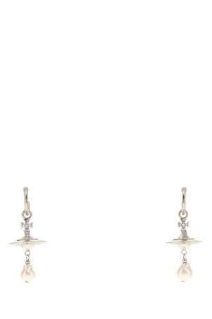Silver metal Aleksa earrings VIVIENNE WESTWOOD (6203007202P226CN)