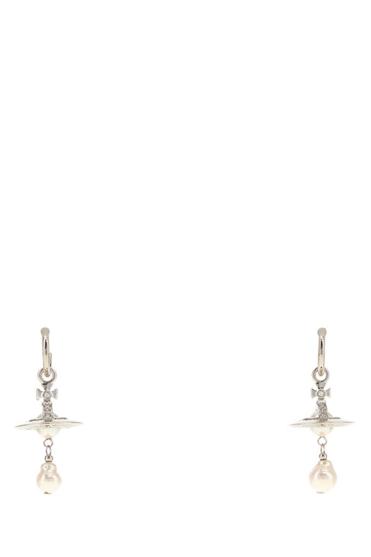 Silver metal Aleksa earrings VIVIENNE WESTWOOD (6203007202P226CN)