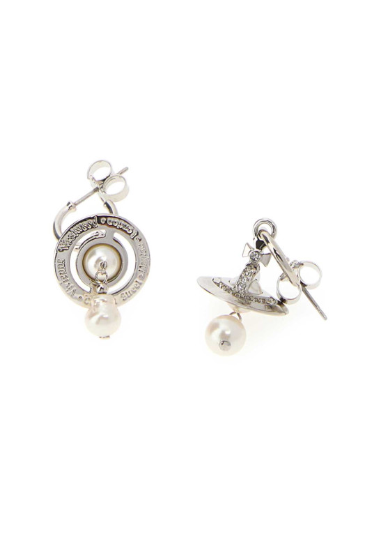 Silver metal Aleksa earrings VIVIENNE WESTWOOD (6203007202P226CN)