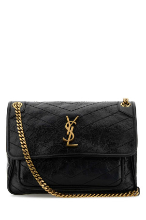 Black leather medium Niki shoulder bag Black SAINT LAURENT (6331840EN07)
