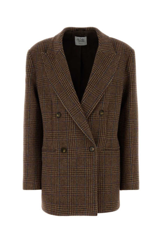 Embroidered flannel blazer LE SULLY STUDIO (6367A)