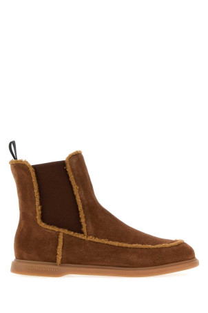 Brown suede ankle boots FRATELLI ROSSETTI (6793941830)
