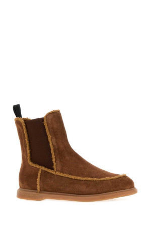 Brown suede ankle boots FRATELLI ROSSETTI (6793941830)