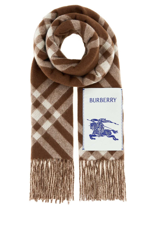 Вышитый кашемировый шарф BURBERRY (8130395)