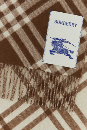 Embroidered cashmere scarf BURBERRY (8130395)