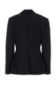 Navy blue wool blend blazer ROHE (81911195)