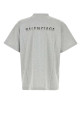 Melange grey cotton oversize t-shirt BALENCIAGA (850345TVVE6)