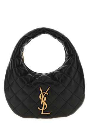 Black nappa leather Icarino shoulder bag Black SAINT LAURENT (851689AAANG)