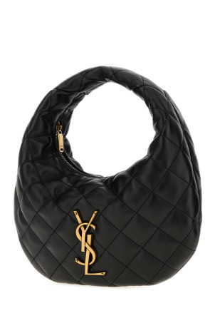 Black nappa leather Icarino shoulder bag Black SAINT LAURENT (851689AAANG)