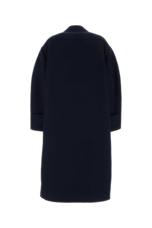 Dark blue wool coat BALENCIAGA (872232TUU16)