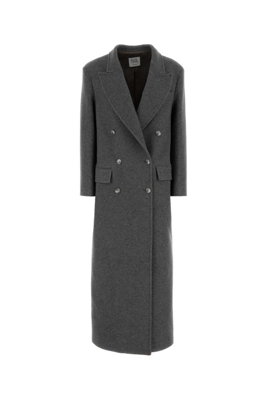 Grey wool coat Gray LE SULLY STUDIO (9300)