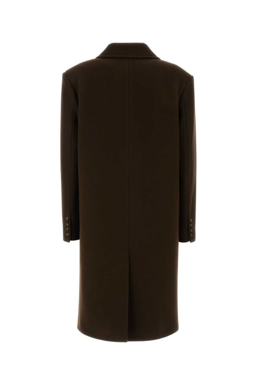 Brown wool coat LE SULLY STUDIO (9302)