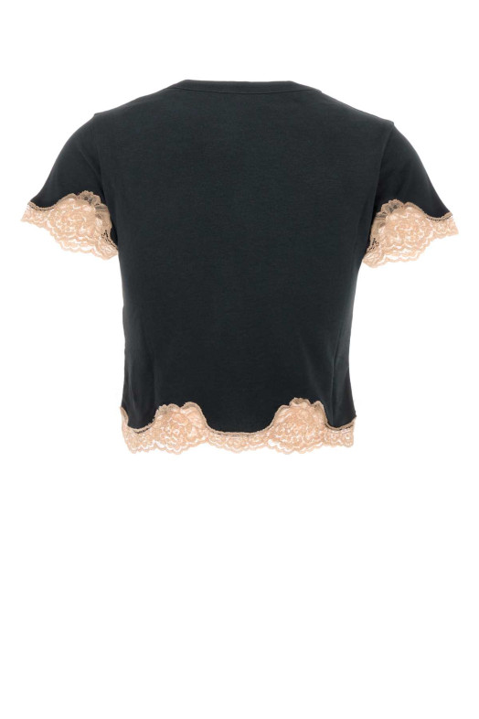 Graphite cotton t-shirt VALENTINO GARAVANI (9B3MG26PADY)