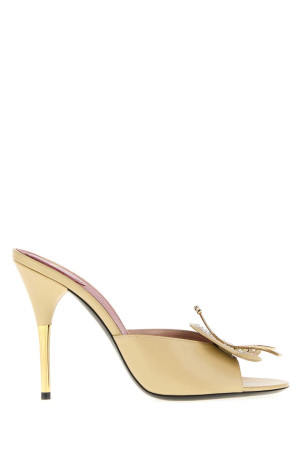 Beige leather Flutterfly mules VALENTINO GARAVANI (9W0S0QK1NIY)
