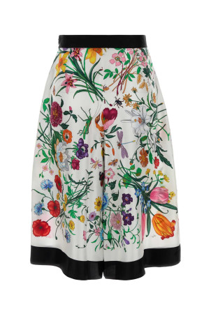 Printed twill bermuda shorts GUCCI (A00419ZAVNP)