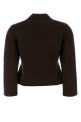 Brown wool cardigan SAINT LAURENT (A0044ZY76TR)