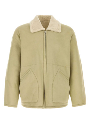 Mint green shearling Merino jacket AURALEE (A26AB01MM)