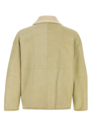 Mint green shearling Merino jacket AURALEE (A26AB01MM)