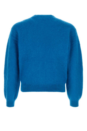 Blue alpaca cardigan Blue AURALEE (A26AC01BA)