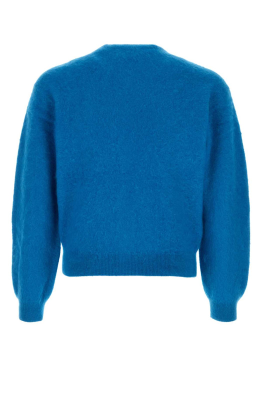 Blue alpaca cardigan Blue AURALEE (A26AC01BA)
