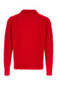 Red alpaca blend polo shirt Red AURALEE (A26AP02AK)