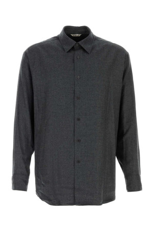 Dark grey wool shirt AURALEE (A26AS02OS)