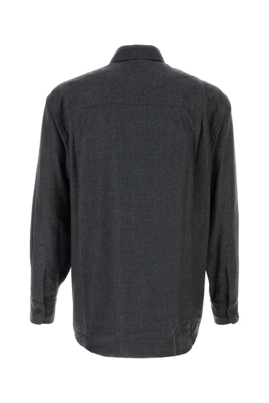 Dark grey wool shirt AURALEE (A26AS02OS)