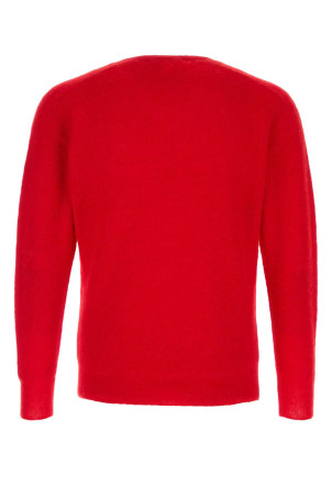 Red alpaca blend sweater Red AURALEE (A26AV03AK)