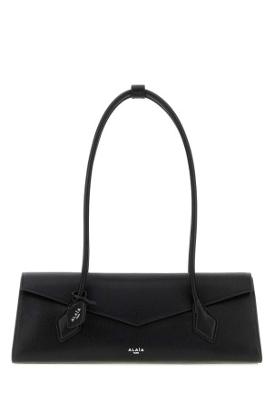 Black leather Teckel shoulder bag Black ALAIA (AA1L2045CA212)