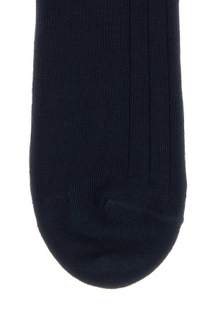 Midnight blue stretch cotton blend socks GALLO (AP516557)