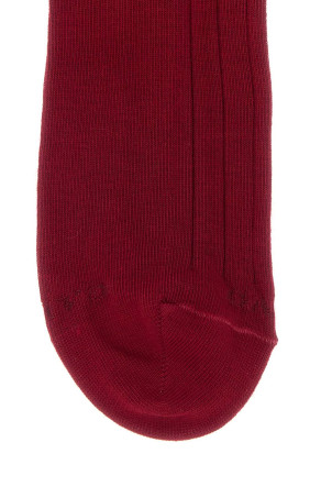 Red stretch cotton blend socks GALLO (AP516557)