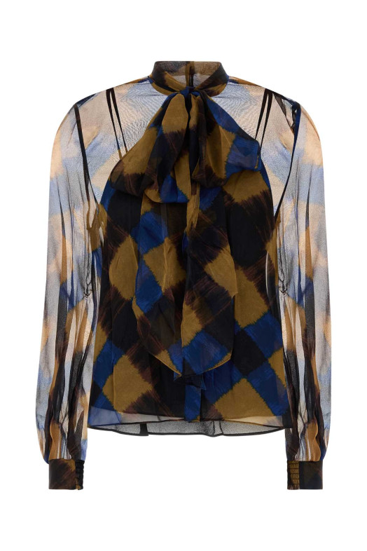 Printed silk Garcele shirt DIANE von FURSTENBERG (B031ABFOMCSECH)
