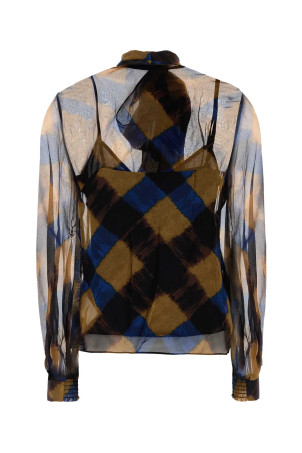 Printed silk Garcele shirt DIANE von FURSTENBERG (B031ABFOMCSECH)