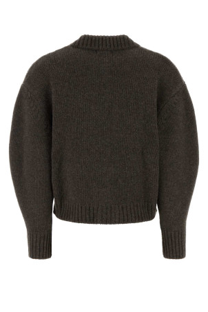 Chocolate wool Leonard cardigan SOEUR (CAR1305LEONARD)