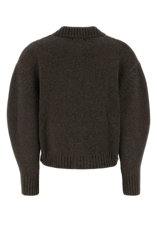 Chocolate wool Leonard cardigan SOEUR (CAR1305LEONARD)
