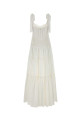 White cotton dress Beige CHLOE (CH26ARO39040)