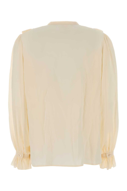 Cream silk shirt CHLOE (CH26WH112005)