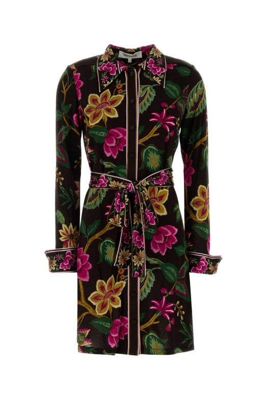 Printed jersey Diane shirt dress DIANE von FURSTENBERG (D043EHAWSOMDJY)