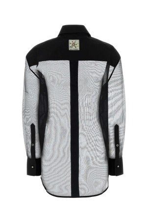 Black organza shirt DES PHEMMES (D126OU)