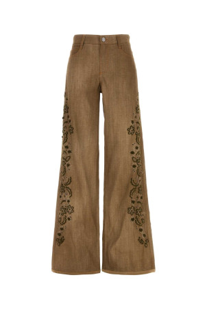 Brown jersey baggy pant ERMANNO SCERVINO (D497P707IETEJLQ)