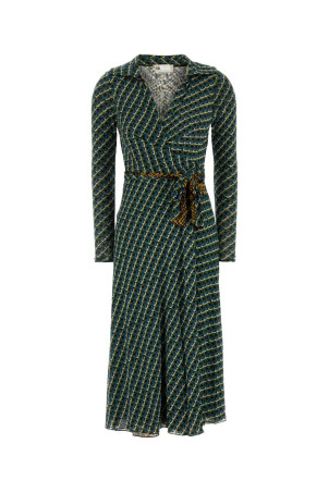 Printed mesh reversible Phoenix dress DIANE von FURSTENBERG (D805ASPPTOMESH)