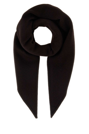 Dark brown wool blend Jamelia scarf SOEUR (ECH1281JAMELIA)