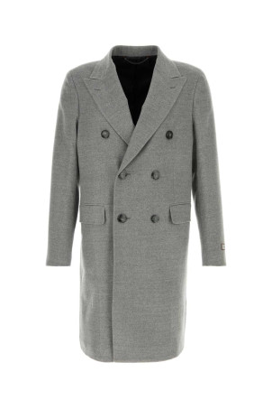 Grey wool coat Blue CANALI (FF0576950230)