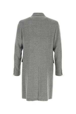 Grey wool coat Blue CANALI (FF0576950230)