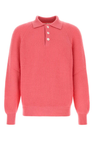 Pink cashmere Diana polo shirt UMIT BENAN (FW26M900219030376)