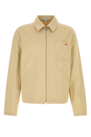Beige cotton jacket Beige LOEWE (H526Y02WFG)