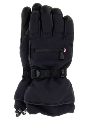 Midnight blue stretch nylon gloves Blue MONCLER GRENOBLE (L20973A00001597S5)